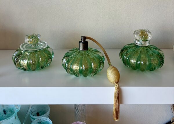 Set da bagno in vetro di Murano