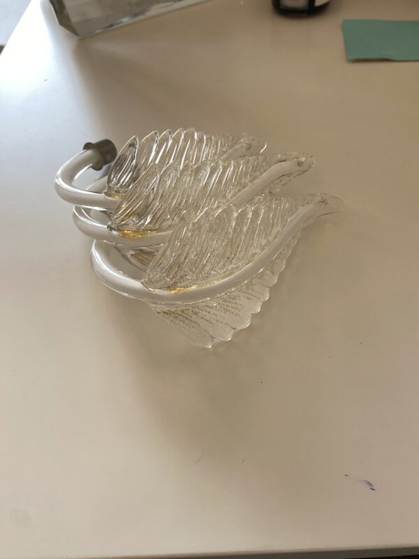 Set di foglie in vetro di Murano