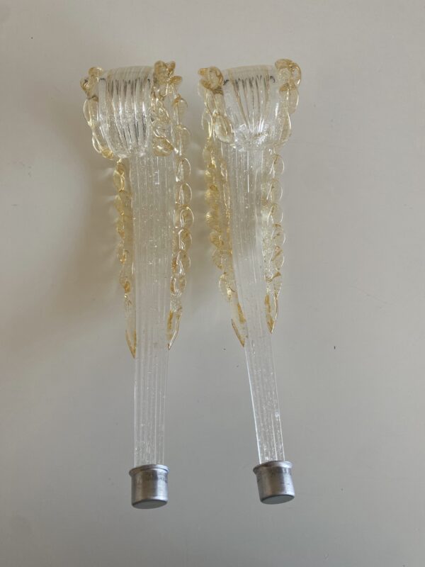 Set di foglie in vetro di Murano