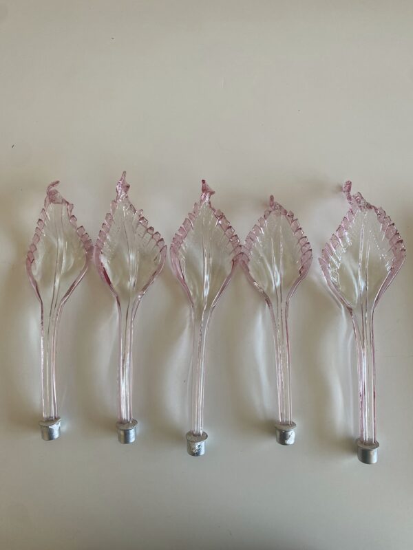 Set di foglie in vetro di Murano